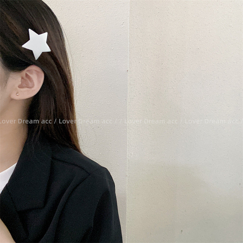 Wholesale Pentagonal Star Mixed Material Hair Clips